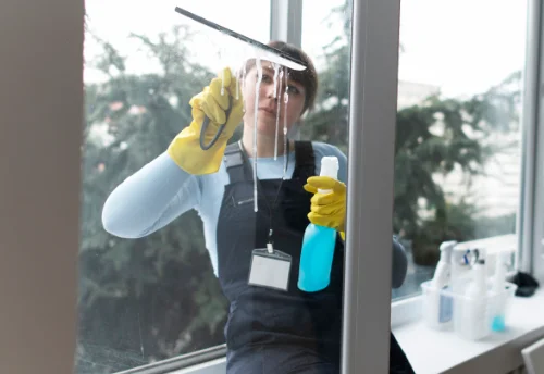 Nettoyage de vitres intérieures et extérieures à Orègue